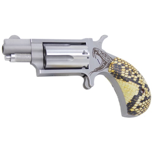 NAA MINI ANTIVENOM 22MAG 1 1/8 SNAKESKIN GRIPS